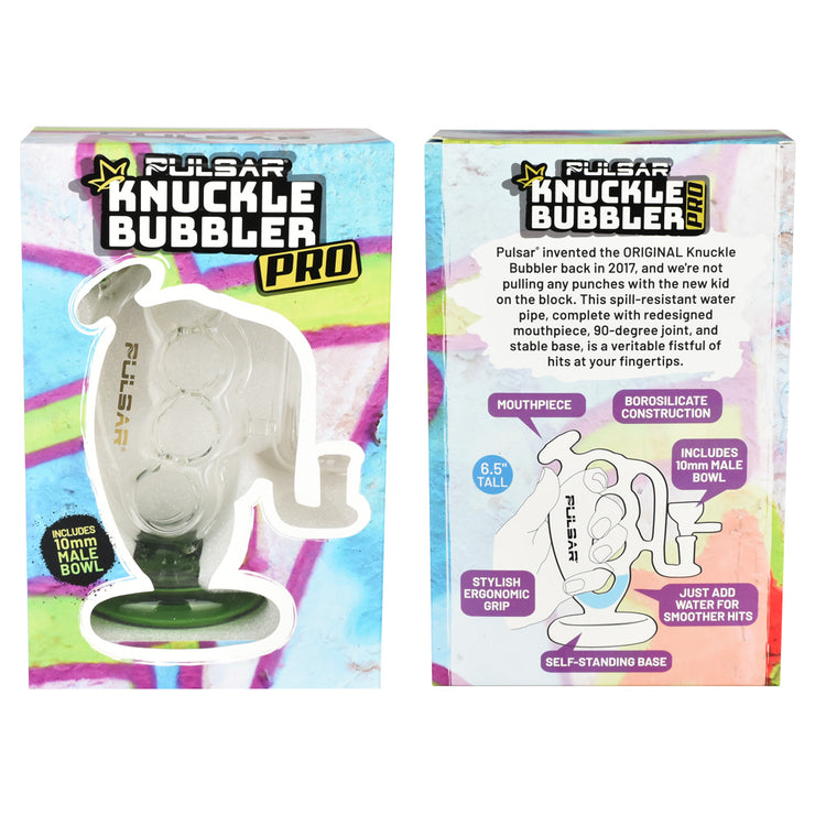 Pulsar Knuckle Bubbler Pro Bong | Packaging
