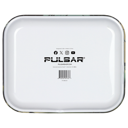 Pulsar Large Metal Rolling Tray | Bigfoot Camp | Back View