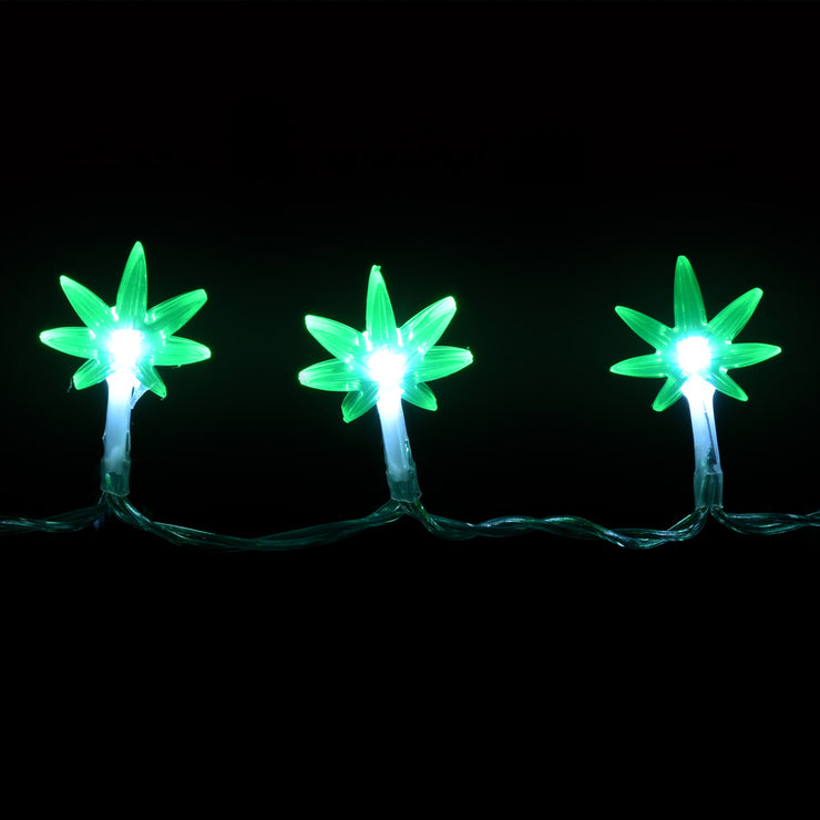 Pulsar LED Hemp Leaf Necklace | Light Up String
