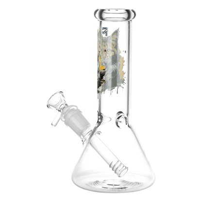 Pulsar Lynx Leer Beaker Bong | Back View