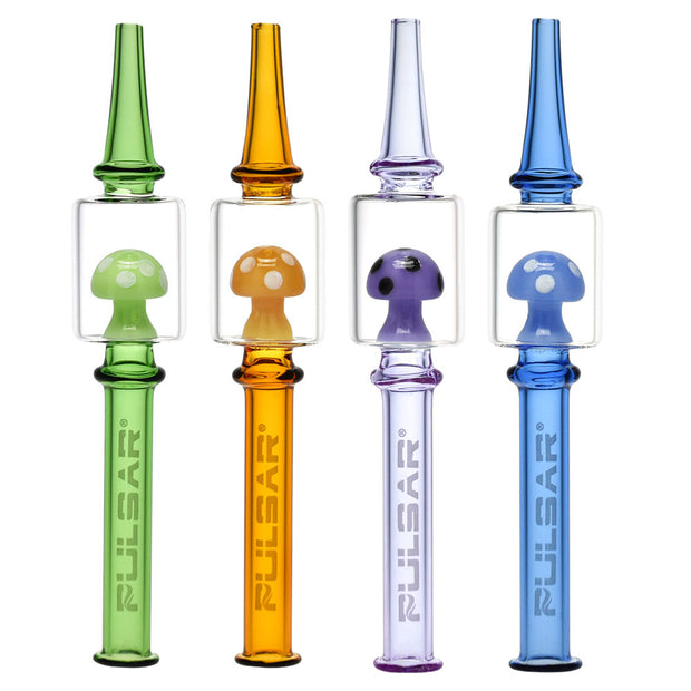 6 Glycerin Glass Dab Straw - Various Colors - (1 Count) — MJ