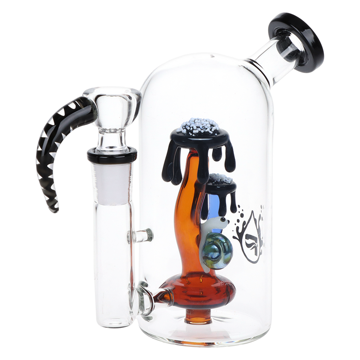 Pulsar Magma Mushroom Lake Mini Bong | Front View