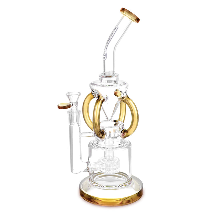 Pulsar Matrix Recycler Bong | Amber