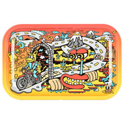 Pulsar Metal Rolling Tray | Road Trip | Front View