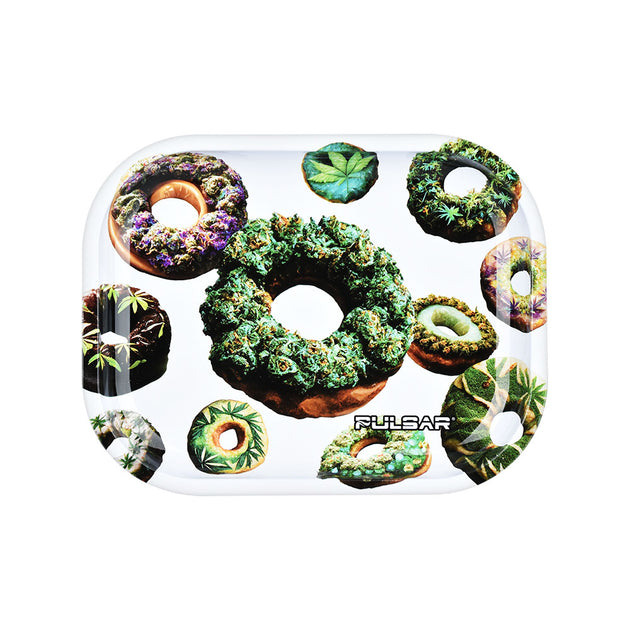 Mini Rolling Tray & Lid Set Forbidden Donuts Pulsar Pulsar Vaporizers