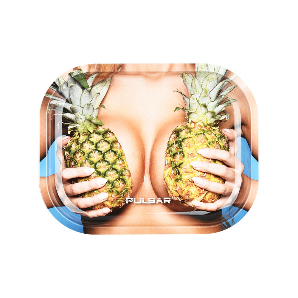 Pulsar Mini Metal Rolling Tray | Pineapples