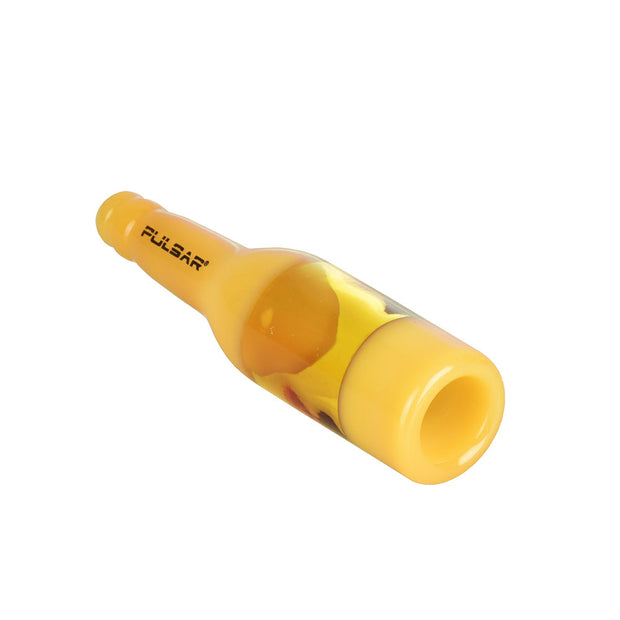 Pulsar Pop Bottle Chillum & Herb Slide | Bowl View