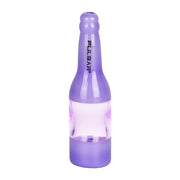 Pulsar Pop Bottle Chillum & Herb Slide | Purple
