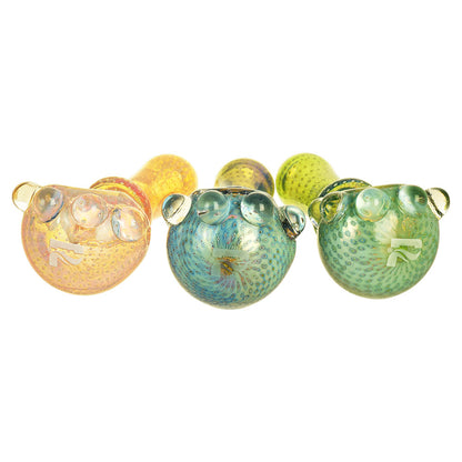 Pulsar Portal Bubble Matrix Spoon Pipe | Bowl End View