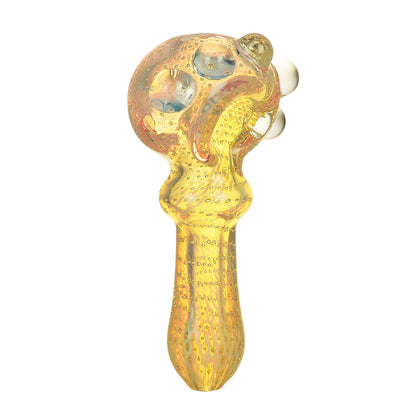 Pulsar Portal Bubble Matrix Spoon Pipe | Peach Passion