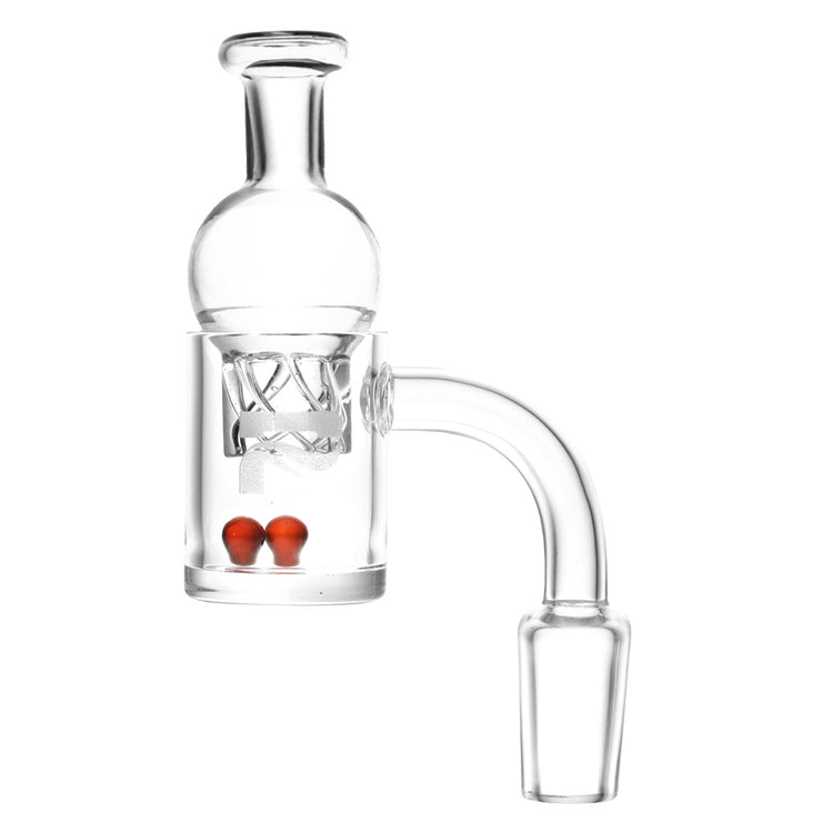 Pulsar Quartz Banger w/ Helix Carb Cap | Clear