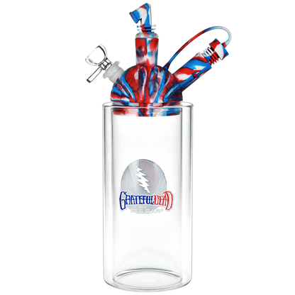 Pulsar RIP Series Gravity Bong | Grateful Dead Steal Your Face | Back View