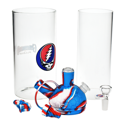 Pulsar RIP Series Gravity Bong | Grateful Dead Steal Your Face | Contents