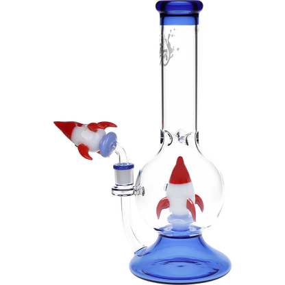 Pulsar Rocket Ship Bubble Bong | Back View