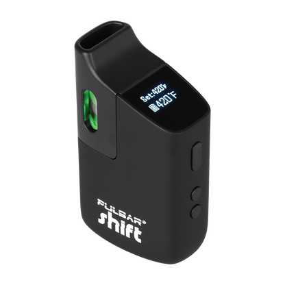 Pulsar Shift Dry Herb Vaporizer | Light & Digital Screen View