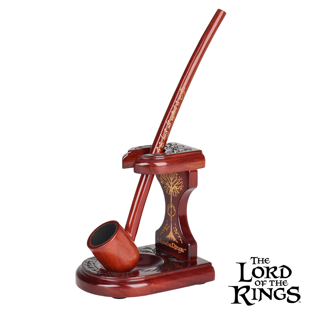 Smoking Pipe & MIDDLE-EARTH™ Stand Bundle | Shire Pipes™ x The Lord of the Rings™ | Aragorn Design