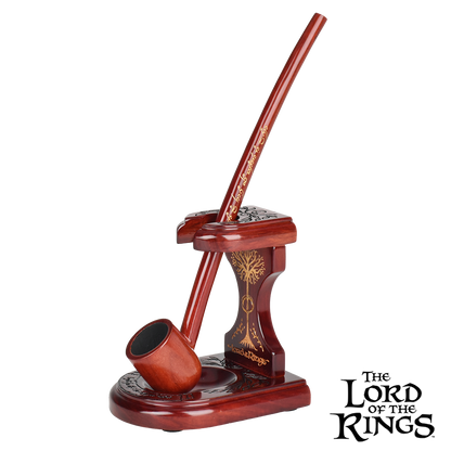 Smoking Pipe & MIDDLE-EARTH™ Stand Bundle | Shire Pipes™ x The Lord of the Rings™ | Aragorn Design