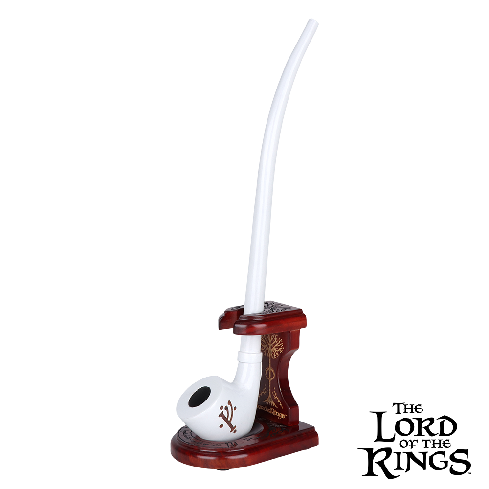 Smoking Pipe & MIDDLE-EARTH™ Stand Bundle | Shire Pipes™ x The Lord of the Rings™ | Gandalf The White Design