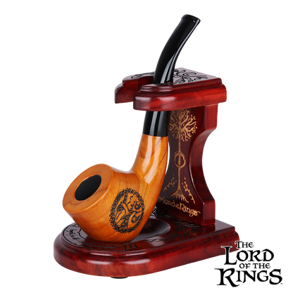 Smoking Pipe & MIDDLE-EARTH™ Stand Bundle | Shire Pipes™ x The Lord of the Rings™ | Home Again Design