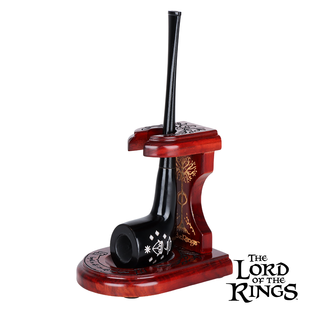 Smoking Pipe & MIDDLE-EARTH™ Stand Bundle | Shire Pipes™ x The Lord of the Rings™ | Mines of Moria Design