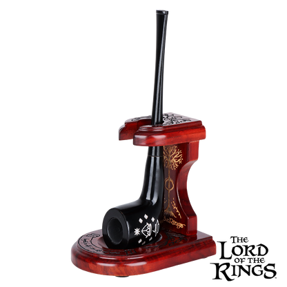 Smoking Pipe & MIDDLE-EARTH™ Stand Bundle | Shire Pipes™ x The Lord of the Rings™ | Mines of Moria Design
