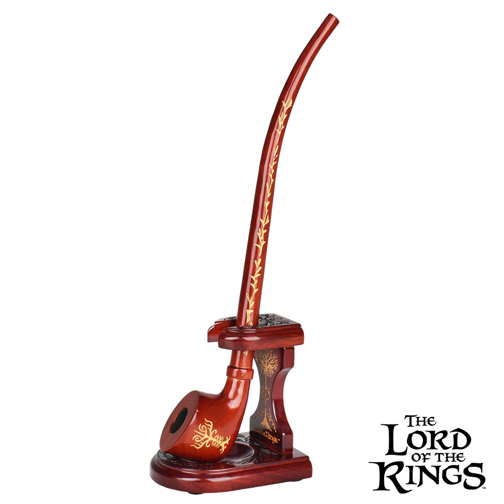 Smoking Pipe & MIDDLE-EARTH™ Stand Bundle | Shire Pipes™ x The Lord of the Rings™ | Rivendell Design