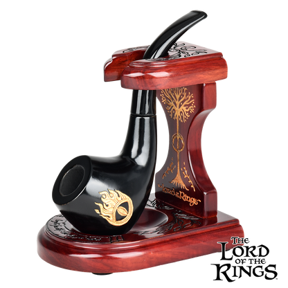 Smoking Pipe & MIDDLE-EARTH™ Stand Bundle | Shire Pipes™ x The Lord of the Rings™ | Sauron Design