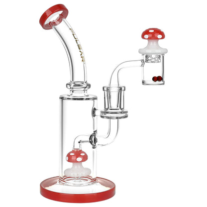 Pulsar Shroom Dab Rig Set | Red