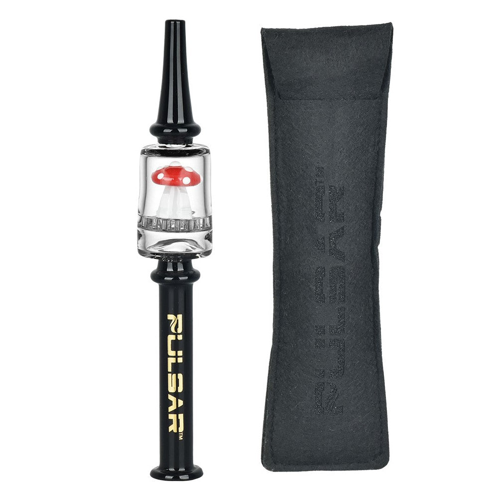 Pulsar Shroom Diffuser Dab Straw | Black