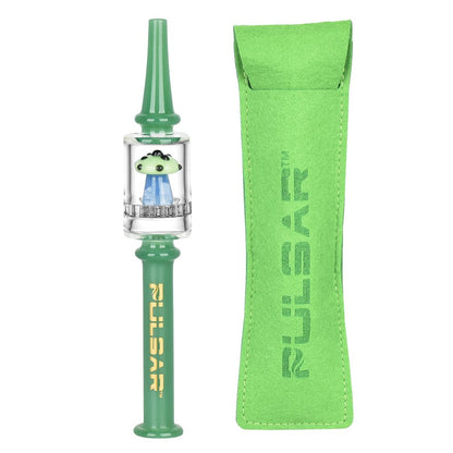 Pulsar Shroom Diffuser Dab Straw | Green