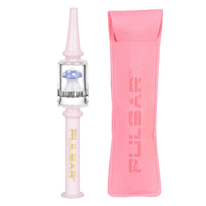 Pulsar Shroom Diffuser Dab Straw | Pink
