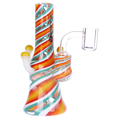 Pulsar Shroom Vision Mini Dab Rig | Orange Teal
