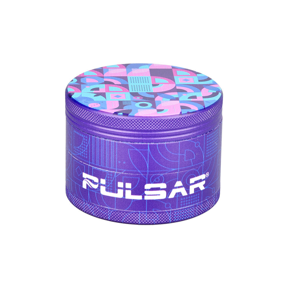 Pulsar Side Art Design Series Grinder | Candy Floss Funk | Closed View