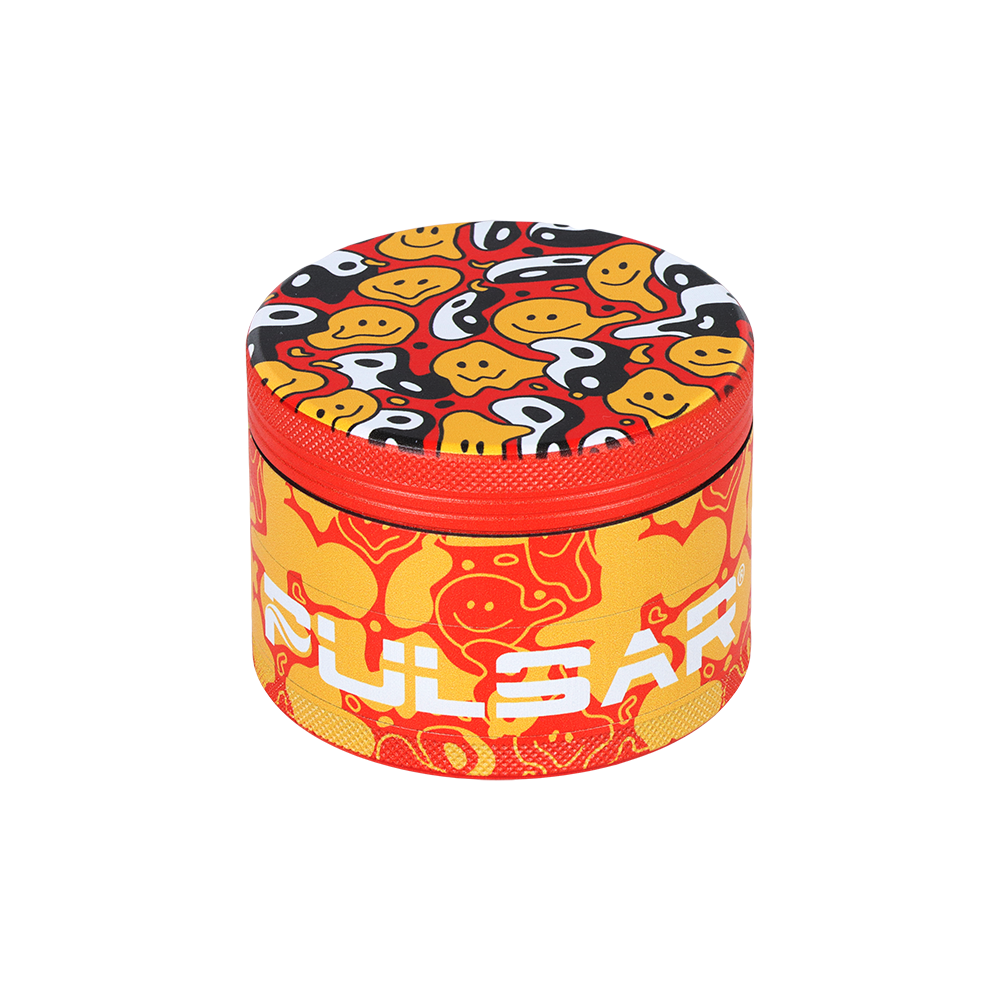 Pulsar Side Art Design Series Grinder | Yin Yang Y'all | Solid Top