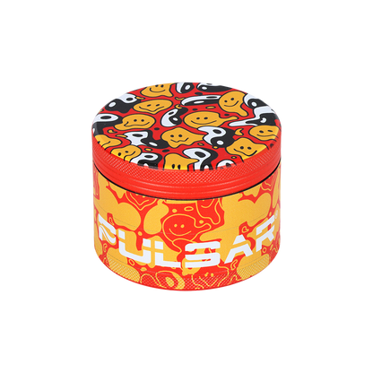 Pulsar Side Art Design Series Grinder | Yin Yang Y'all | Solid Top