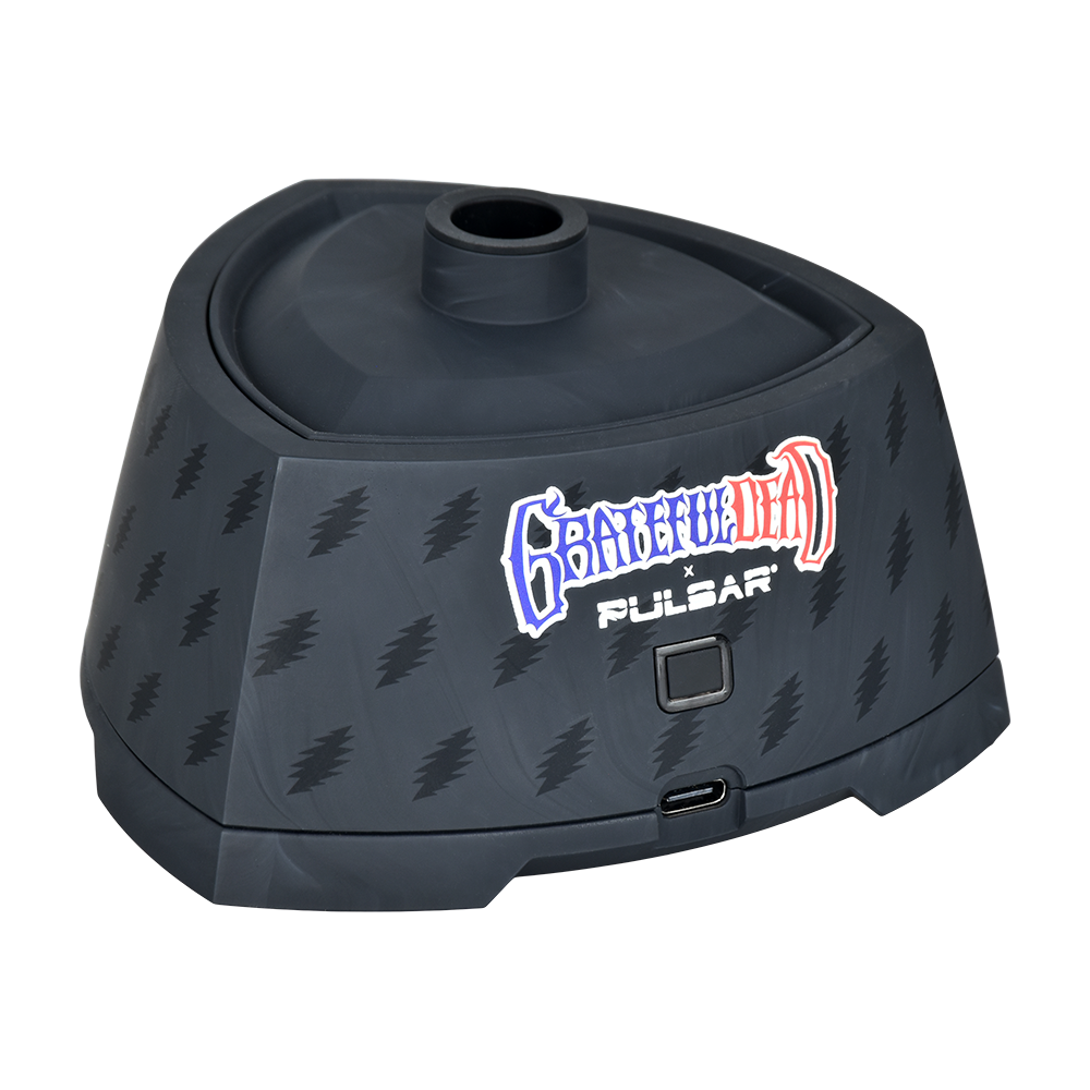 Pulsar x Grateful Dead Sipper Concentrate & 510 Cartridge Vaporizer | Base Side View