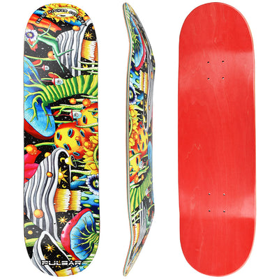 Pulsar SK8 Deck | Garden Of Cosmic Delights | All Sides View
