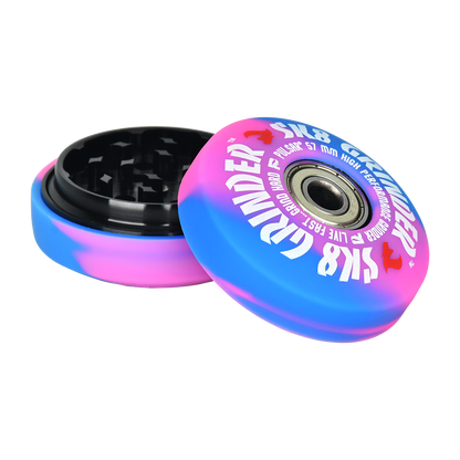 Pulsar SK8 Herb Grinder | UV Reactive Candy Kickflip | Open View