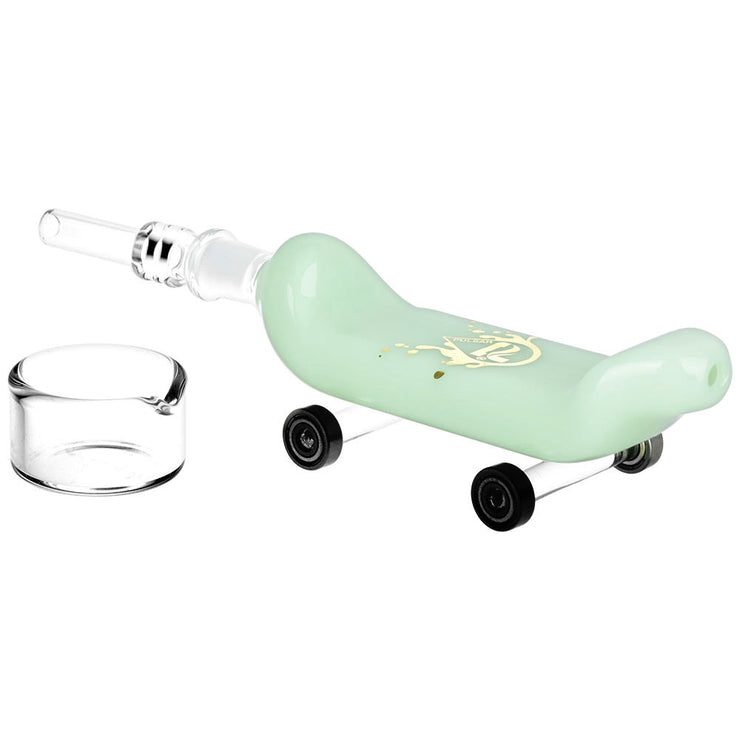 Pulsar SK8 Rolling Skateboard Dab Straw | Concentrate Dish