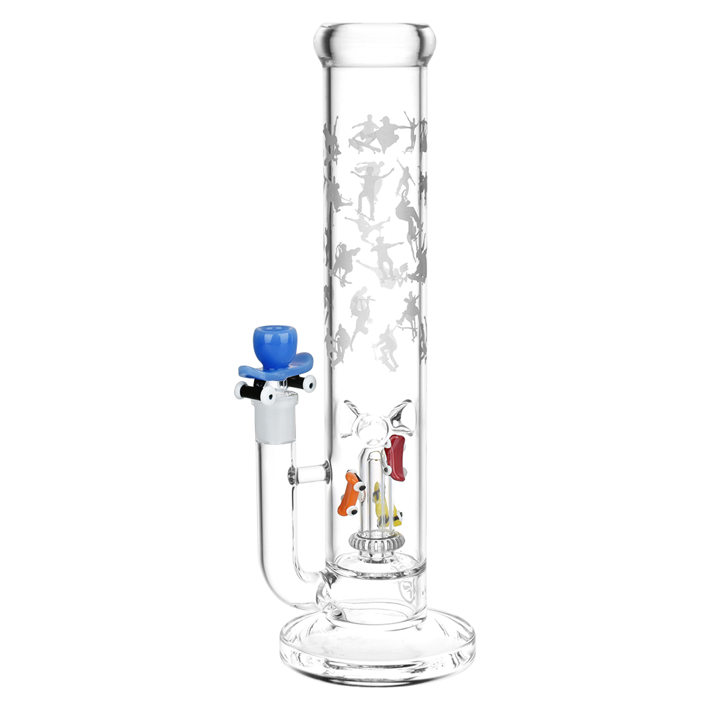 Pulsar Skateboard Bonanza Straight Tube Bong | Front View