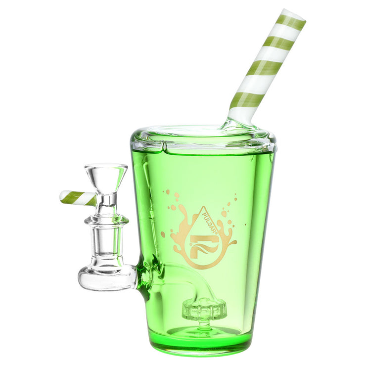 Pulsar Soda Cup Glycerin Bong | Green