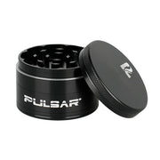 Pulsar Solid Top Aluminum Grinder | 4pc | 2.25" | Black Open View