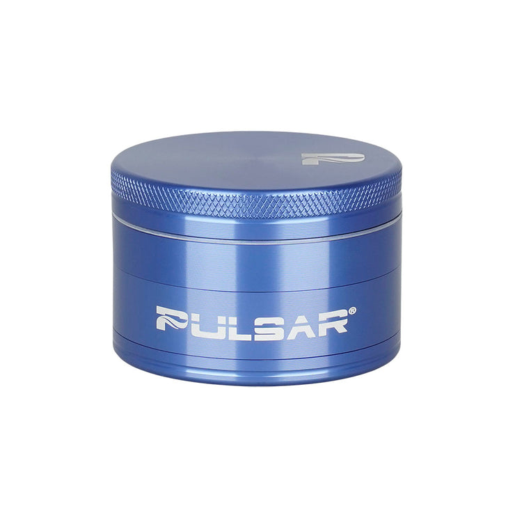 Pulsar Solid Top Aluminum Grinder | 4pc | 2.25" | Blue