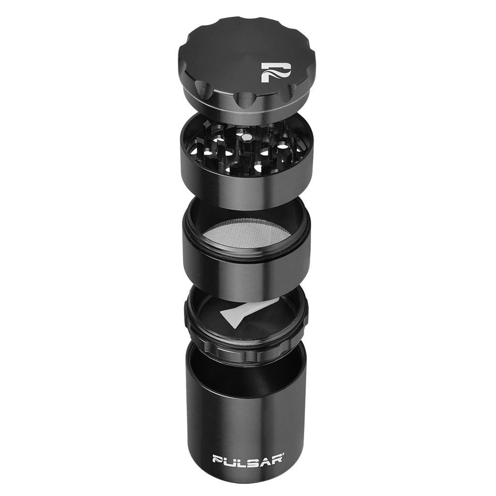 Pulsar Storage Herb Grinder | Pieces View