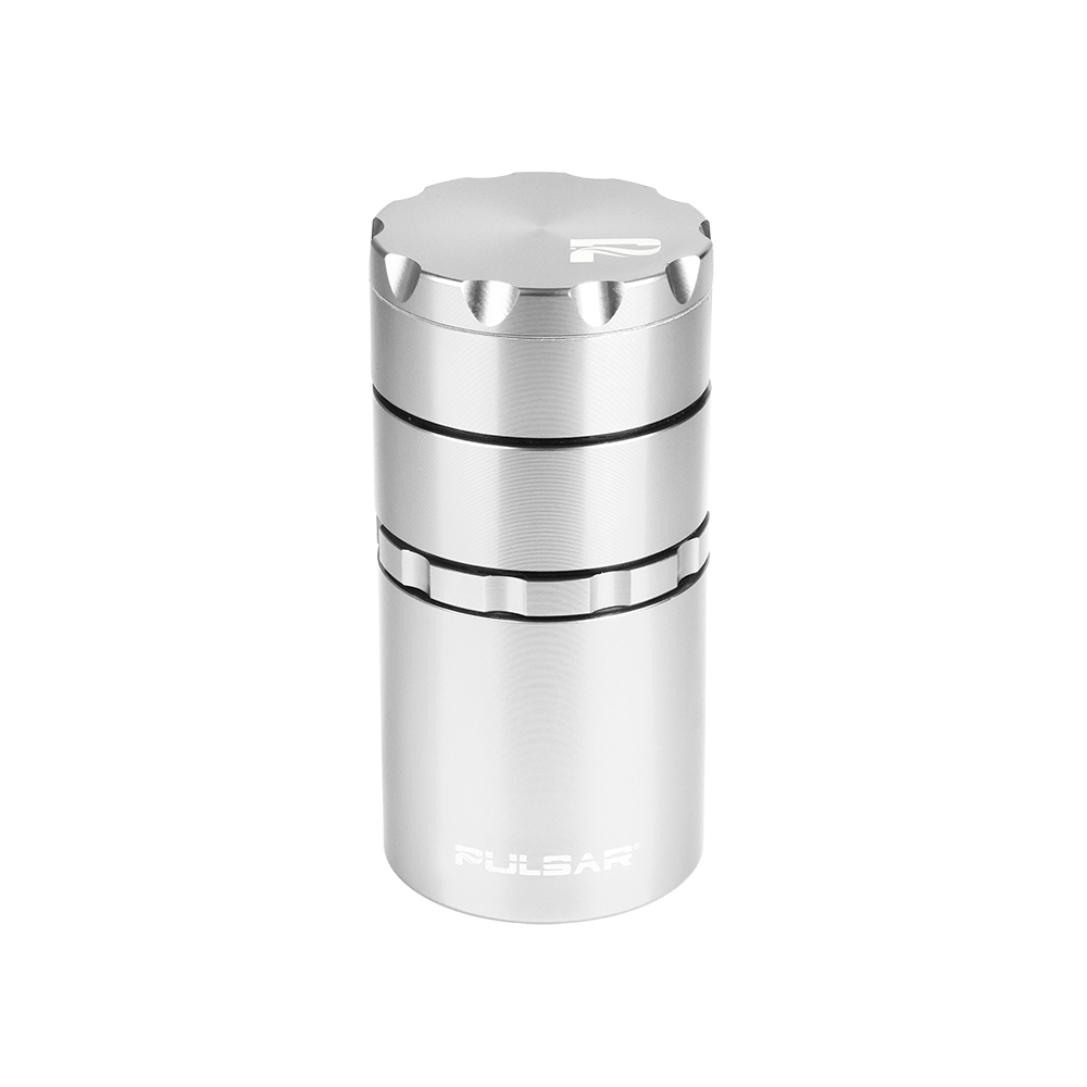 Pulsar Storage Herb Grinder | Silver