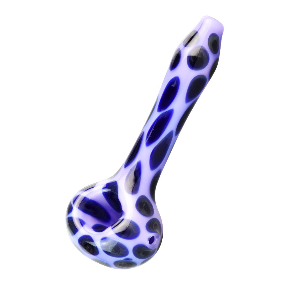 Pulsar Sweet Spot Spoon Pipe | Purple with Purple Spots