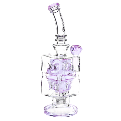 Pulsar Swiss Block Double Stack Bong | Purple