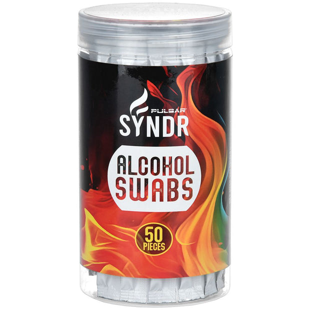 Pulsar SYNDR Alcohol Cotton Cleaning Swabs | Packaging Front View