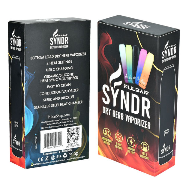 Pulsar SYNDR Dry Herb Vaporizer | Packaging