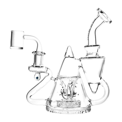 Pulsar Tea Pot Recycler Rig | Alt Side View